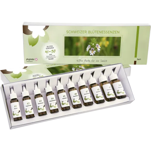 Phytodor Blütenessenzen-Set 1 Braunglas