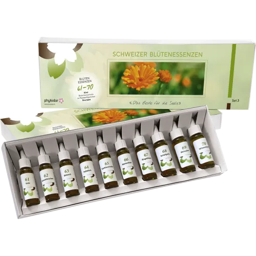 Phytodor Blütenessenzen-Set 3 Braunglas