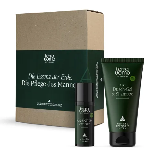 Geschenkset terra uomo Dusch-Gel & Shampoo / Gesichtscreme