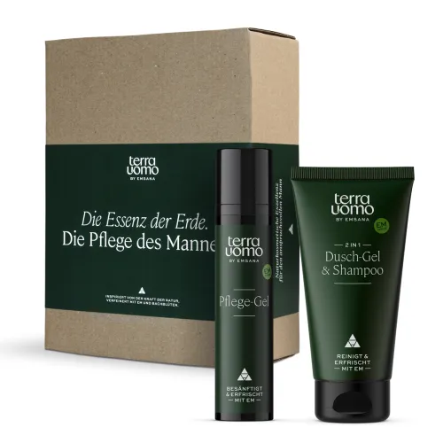 Geschenkset terra uomo Dusch-Gel & Shampoo / Pflege-Gel