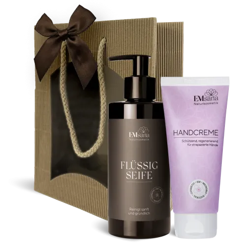 Geschenkset EMsana Flüssigseife / Handcreme