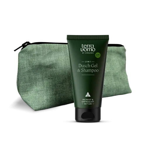 Geschenkset terra uomo Necessaire / Dusch-Gel & Shampoo