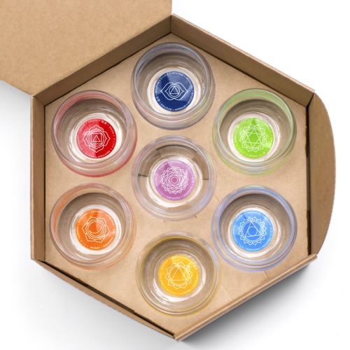 Gläser-Set Mythos Chakra Affirmation