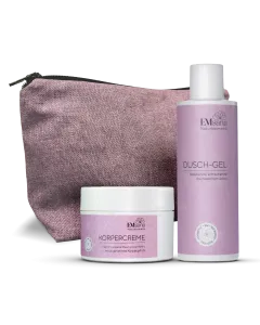 Geschenkset EMsana Necessaire / Dusch-Gel / Körpercreme