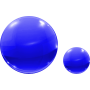 EM Schweiz Glaskugel blau thumbnail