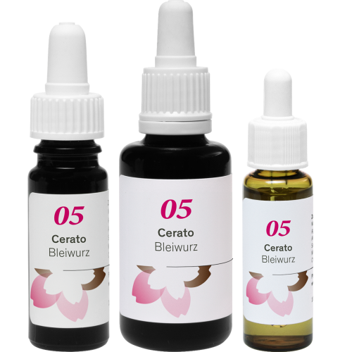 Phytodor Stockbottle - Bachblüte Nr. 05 - Cerato / Bleiwurz