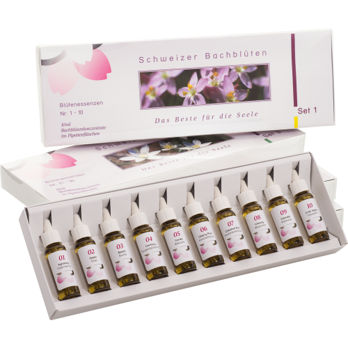 Phytodor Bachblüten-Set 10ml Braunglas