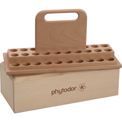 Phytodor Holzkästchen für 40 Bachblüten-Essenzen 10ml BG