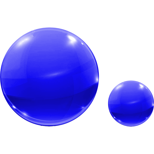 EM Schweiz Glaskugel blau