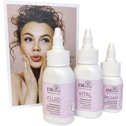 EMsana Naturkosmetik Reise-Set Fluid Vital Balsam