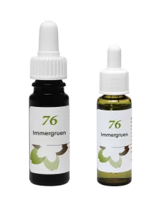 Phytodor Stockbottle Bl&uuml;tenessenz Nr. 76 Immergr&uuml;n